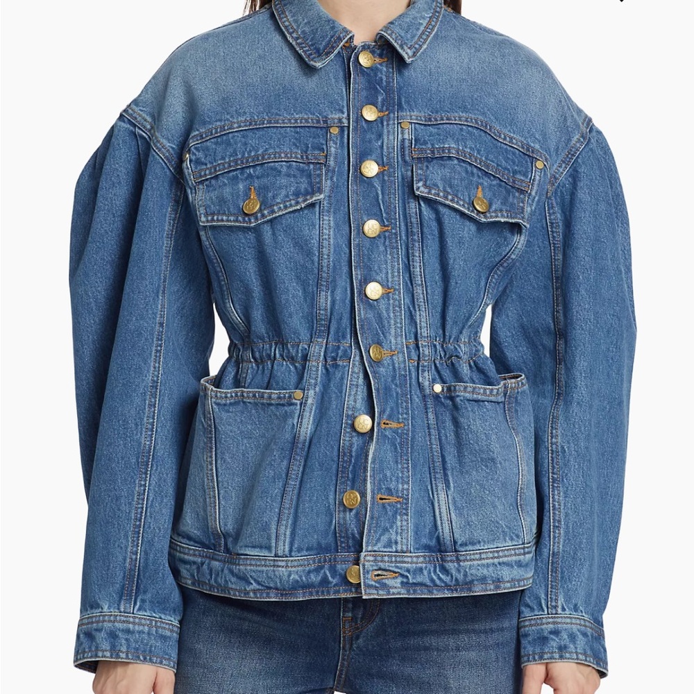 Ulla Johnson
The Odette Elasticized Denim Jacket - Picture 2 of 3